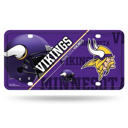 Rico Industries Minnesota Vikings License Plate Metal 6734548497